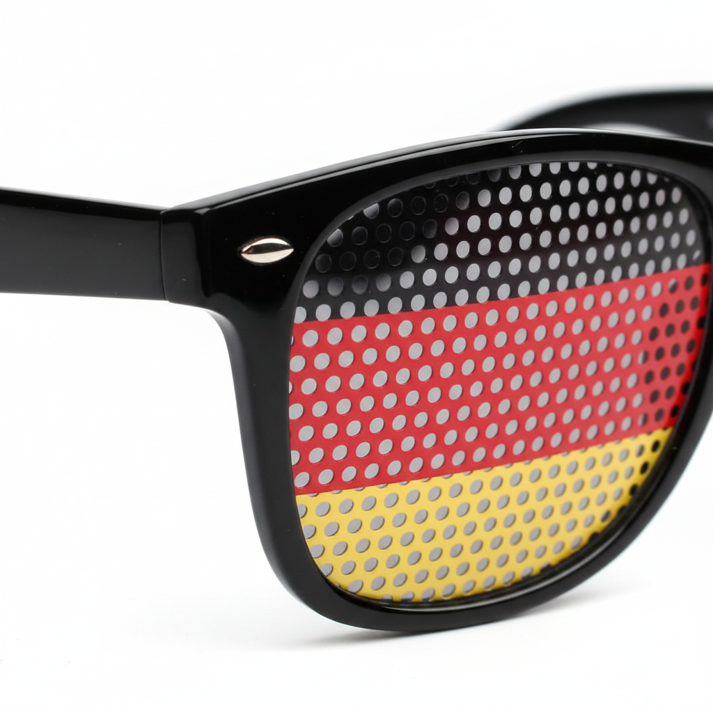 Premium Side View Germany Flag Sunglasses