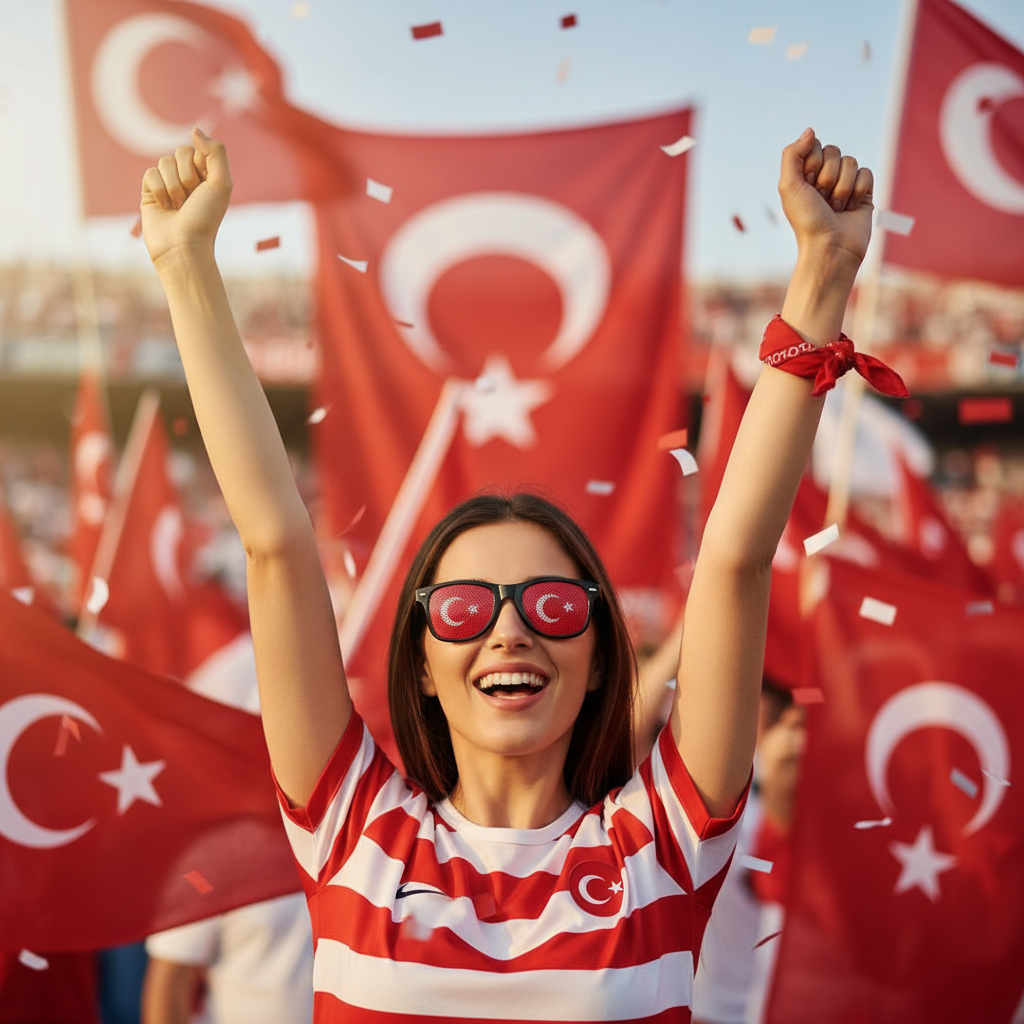 Turkish Woman Fan